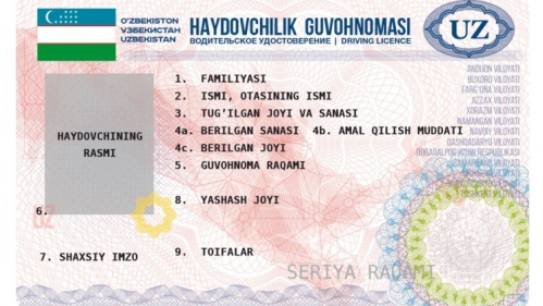 Haydovchilik guvohnomasini olish uchun toʻlov oshdi
