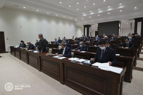 Oliy Majlis Senatining XXII yalpi majlisi 15 dekabrda boʻlib oʻtadi