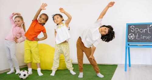 В образцовых детских садах создадут гимнастические залы